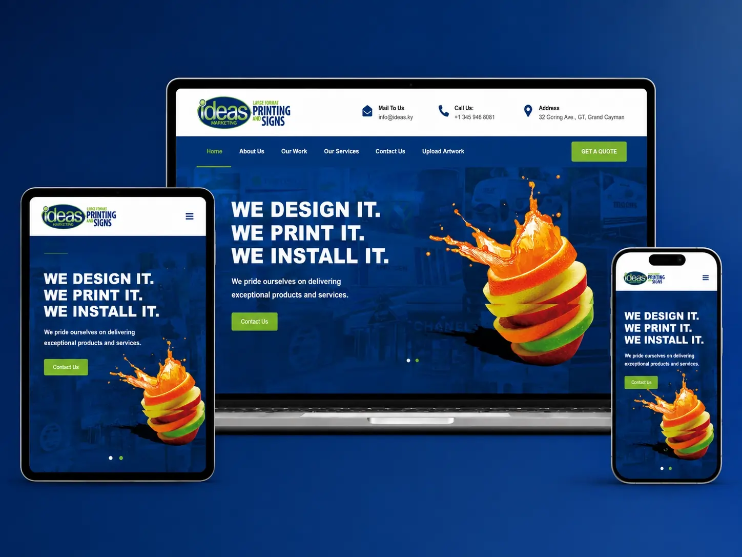 Ideas Marketing responsive view