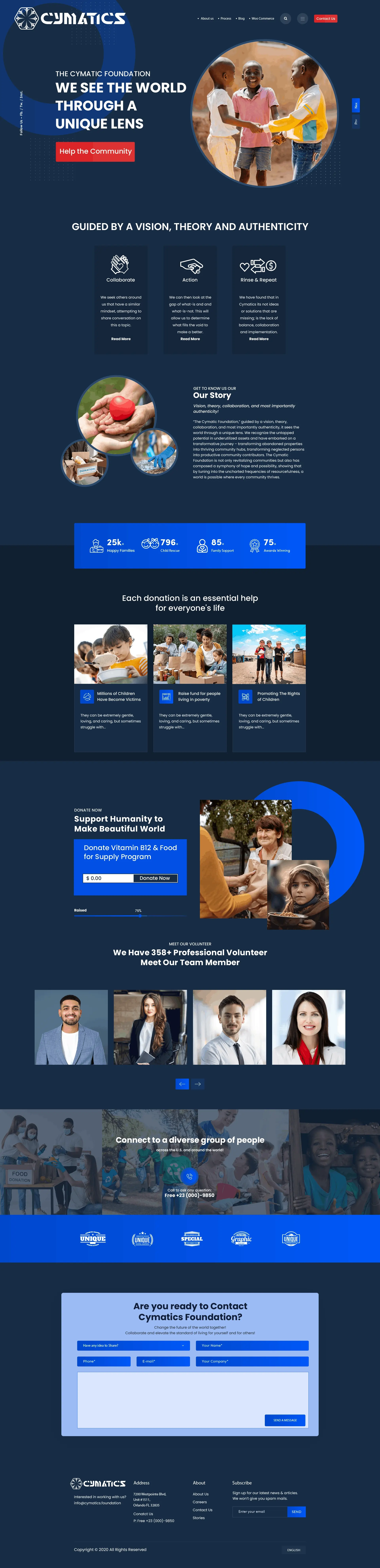 Cymatics — Webflow website project